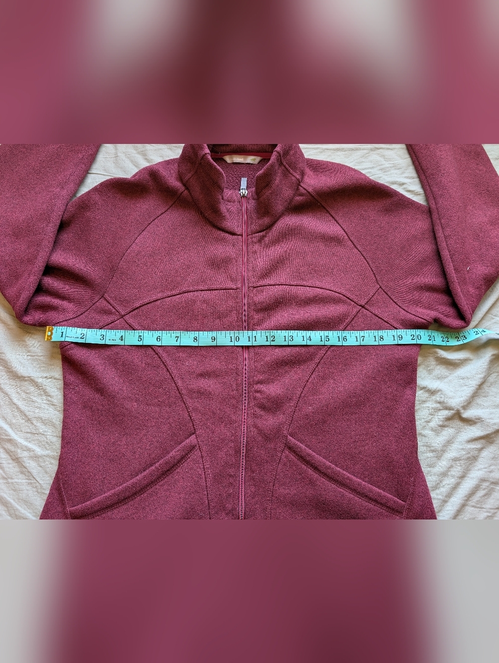 Horny Toad Full Zip Knit Jacket Women’s Large Red/Pink - Picture 5 of 8